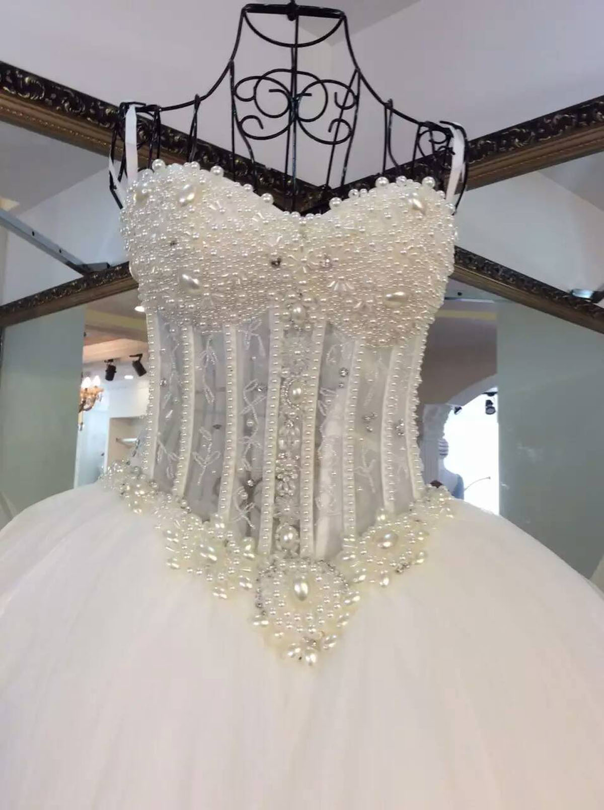 Beading Wedding Dresses, Elegant Wedding Dresses, Sweetheart Wedding